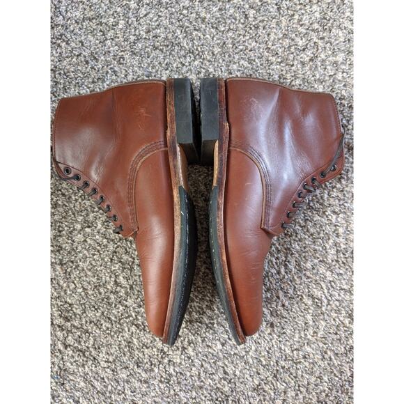 Red Wing Heritage 9435 Brown Leather Teak Williston Size 10.5D Dress Boots Rare main image 12